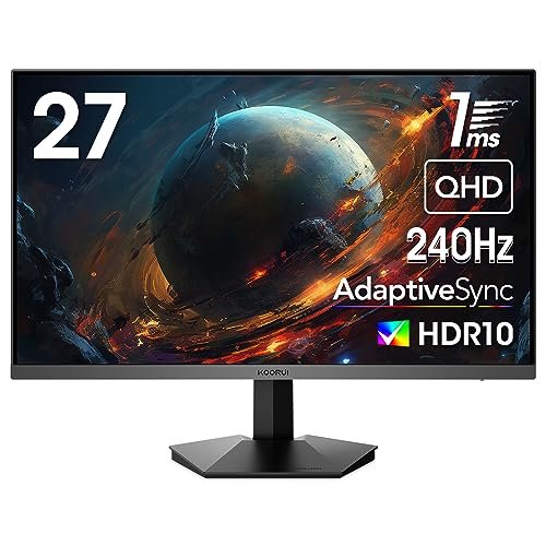 KOORUI Gaming Monitor, 27 inch...