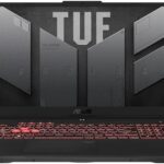 ASUS TUF Gaming A15 (2023) Gaming Laptop, 15.6” FHD 144Hz, 100% sRGB Display, GeForce RTX 4050, AMD Ryzen 7 7735HS, 16GB DDR5, 1TB PCIe SSD, Wi-Fi 6E, Windows 11, FA507NU-DS74,Mecha Gray  Electronics
