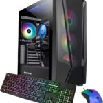 iBUYPOWER Trace Mesh Gaming PC Computer Desktop TMI7N46T01, Intel Core i7 14700F, NVIDIA GeForce RTX 4060 Ti 8GB, 32GB DDR5 5600 RGB, 1 TB NVMe SSD, WiFi Ready, Windows 11 Home  Electronics
