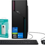 ASUS ROG G22CH Intel i7-13700F, NVIDIA GeForce RTX 3060 12GB GDDR6 Gaming Desktop, 16GB DDR5 RAM, 1TB SSD, Air cooler, RGB Light, Wired KB with Mouse, Bundle with ADATA Technology P10000QCD Power Bank  Electronics