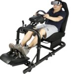 Anman G920&g29 Stability Racing Simulator Cockpit with gaming chair/racing simulator cockpit compatible with all Logitech,Thrustmaster,Fanatec,Moza Racing on PC  Video Games