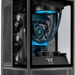 Thermaltake Reactor 380 Liquid-Cooled PC (AMD Ryzen 7 5800X, RTX 3080, 16GB 3600Mhz DDR4 RGB ToughRAM, Seagate FireCuda 520 NVMe 1TB, WiFi, Win 10 Home) Gaming Desktop Computer TW1B-B550-R38-LCS