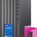 HP Newest Envy Intel i7 Tower Desktop, Intel i7-14700 (Beats Intel i9-12900), 32GB RAM, 2TB PCIe M.2 SSD, Wi-Fi 6, SD Card Reader, Windows 11 Home, Black, with ADATA 512 External SSD Bundle  Electronics