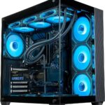 Panorama Gaming PC Computer (NVD GeForce RTX 4090, Intel 24-Core i9-14900KF Processor, 64GB DDR5 RAM, 2TB Performance NVMe SSD + 6TB HDD, WiFi 6E + BT, Windows 11 Pro) High-Airflow RGB Gamer Desktop