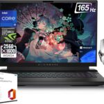 Alienware M18 R2 Gaming Laptop, 18" QHD+ 165Hz Display, 24-core i9-14900HX, RTX 4090, 64 GB DDR5, 4 TB SSD, Backlit Keyboard, Win 11 Pro, with Microsoft Office Lifetime License & Designed Mouse  Electronics