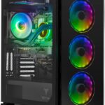 YEYIAN Yari Pre Built Gaming PC,Intel i7-12700F up to 4.9GHz, RTX 4060 Ti, 16GB DDR5 RAM 5600Mhz, 1TB NVMe SSD, VR AI Wi-Fi Ready & Windows 11 Home Towers Computers  Electronics