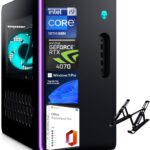 Alienware Aurora R16 Gaming Desktop PC, Intel 24-core i9-13900F (up to 5.6GHz), GeForce RTX 4070, 64GB DDR5 RAM, 4TB SSD, 2TB HDD, Wifi 6E, 12 USB Ports, Win 11 Pro & Microsoft Office Lifetime License  Electronics