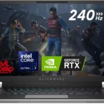 Alienware X16 R2 Gaming Laptop - 16-inch QHD+ 240Hz 3ms Display, Intel Core Ultra 7-155H, 16GB LPDDR5X RAM, 1TB SSD, NVIDIA GeForce RTX 4070 8GB GDDR6, Windows 11 Home, Onsite Service - Lunar Silver  Electronics