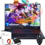 acer Predator Helios Neo 16 Gaming Laptop - Intel 24-Core i9-14900HX CPU, 16" 165Hz WUXGA Display, RTX 4060, 64GB DDR5, 1TB SSD, Backlit KB, Office Lifetime License & 8 in 1 Optical Drive, Win 11 Pro  Electronics