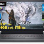 Dell G15 5530 Gaming Laptop | 15.6" FHD 165Hz (100% sRGB, 3ms, G-SYNC + DDS) | Intel 10-core i5-13450HX (>i7-12650H) | 64GB DDR5 1TB SSD | GeForce RTX 4050 Backlit USB-C Win11Pro  Electronics