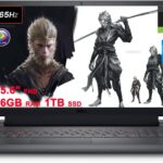 DELL G15 5530 Gaming Laptop 15.6" FHD 165Hz (100% sRGB, 3ms, NVIDIA G-SYNC + DDS) Intel 10-core i5-13450HX (Beats i7-12650H) 16GB RAM 1TB SSD GeForce RTX 4050 Graphic Backlit USB-C Win11 Black  Electronics