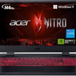 Acer Nitro 5 AN515-58-525P Gaming Laptop |Core i5-12500H | NVIDIA GeForce RTX 3050 Laptop GPU | 15.6" FHD 144Hz IPS Display | 8GB DDR4 | 512GB PCIe Gen 4 SSD | Killer Wi-Fi 6 | Backlit Keyboard  Electronics