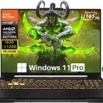 ASUS TUF A16 Gaming Laptop, Radeon RX7700S 8 GB(Beats RTX 4060), AMD Ryzen 7 7735HS(Up to 4.75 GHz, Beat i7-13620H), 16" FHD 165 Hz, 64 GB DDR5, 1 TB SSD, HD Audio, Win11 Pro, Office Pro, Gaming Mouse  Electronics