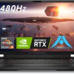 Alienware m18 AMD Gaming Laptop - 18-inch FHD+ (1920 x 1200) 480Hz 3ms Display, AMD Ryzen 9-7845HX, 32GB DDR5 RAM, 1TB SSD, NVIDIA GeForce RTX 4080 GDDR6, 1-Year Premium Support - Dark Metallic Moon
