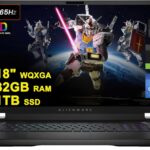 DELL Alienware M18 R2 Gaming Laptop 18" WQXGA 2560x1600 165Hz 100% DCI-P3 G-SYNC Intel 24-core i9-14900HX 32GB RAM 1TB SSD GeForce RTX 4080 RGB Backlit Thunderbolt FHD IR Camera Win11 w/ICP Accessory  Electronics