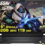 Dell Alienware M18 R2 Gaming Laptop | 18" 2560x1600 165Hz 100% DCI-P3 | Intel 24-core i9-14900HX | 32GB DDR5 1TB SSD | GeForce RTX 4080 RGB Backlit Thunderbolt Office2021Pro Win11Pro w/DLCA Accessory  Electronics