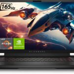 Alienware M18 Gaming Laptop, AMD Ryzen 9 7845HX, 32 GB DDR5 RAM, 2 TB SSD, NVIDIA GeForce RTX 4070, 18 FHD+ Display, Backlit Keyboard, Windows 11 Pro, Dark Metallic Moon, Black  Electronics