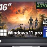 Dell G16 7630 16" QHD+ 240Hz Gaming Laptop, 13th Gen Intel i9-13900HX, NVIDIA GeForce RTX 4070 8GB GDDR6, 32GB DDR5, 2TB SSD, 1-Zone RGB Backlit Keyboard, Win 11 Pro, Gray, 256GB Docking Station Set  Electronics