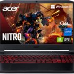 Acer Nitro 5 AN515-57-79TD Gaming Laptop | Intel Core i7-11800H | NVIDIA GeForce RTX 3050 Ti Laptop GPU | 15.6" FHD 144Hz IPS Display | 8GB DDR4 | 512GB NVMe SSD | Killer Wi-Fi 6 | Backlit Keyboard  Electronics
