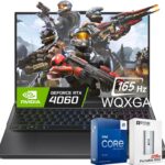 Lenovo Legion Pro 5i Gaming Laptop, 16"" WQXGA165Hz Display, 13th Gen 24-Core Intel Core i9-13900HX, 32GB DDR5 RAM, 1TB SSD, GeForce RTX 4060, RGB Backlit KB, W/Portable SSD, Windows 11 Home, Black  Electronics