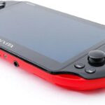 Sony Playstation Vita Wi-Fi 2000 Series Slim (Piano Black/Matte Red) (Renewed)  Video Games