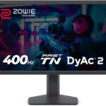 BenQ Zowie XL2566X+ | 24.1 | Fast TN 400Hz Gaming Monitor for Esports | Motion Clarity DyAc2 | 1080p | XL Setting to Share | Shielding Hood | New Industrial Grade Ball Bearing Height Adjustment  Electronics