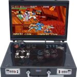 14" Screen Portable Arcade Game Console, Plug and Play Game Machine, Metal Case with Lock, Support Download Game Online, with 5000 Retro Games, can Rechargeable  Toys & Games