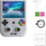 RG406V Retro Handheld Game Console, Android 13 OS Built-in 128G TF Card Retro Video Games Consoles 4.0 Inch IPS Screen Portable Pocket Video Player Games (Gray)  Toys & Games