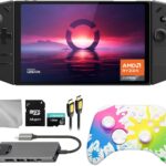Lenovo Legion Go 1TB SSD Gaming Handheld 8.8-inch Touchscreen 144Hz 2K QHD AMD Ryzen Z1 Extreme Processor, Inkjet Wireless Pro Controller, Hub, 128GB MicroSD Card, 5 Accessories 6 in 1 Bundle : Electronics