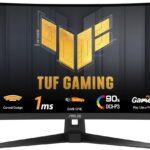 ASUS TUF Gaming 34” Ultra-Wide Curved Monitor (VG34VQ3B) – 219 QHD (3440x1440), 180Hz, 1ms, Extreme Low Motion Blur Sync, FreeSync Premium, Speaker, 90% DCI-P3, DisplayWidget Center, 3 yr Warranty : Electronics
