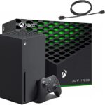 Microsoft Xbox Series X 1TB Gaming Console Console + 1 Wireless Controller - Backward Compatible with Thousands of Games, Fine-Tuned Performance, True 4K Gaming, Up to 120 FPS - HDMI_Cable  Video Games