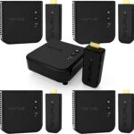 Nyrius Aries Pro+ Wireless HDMI Video Transmitter & Receiver to Stream 1080p Video up to 165ft from Laptop, PC, Cable Box, Game Console, DSLR Camera to a TV, Projector - 5 Pack  Electronics