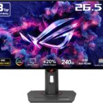 ASUS ROG Strix 27” 1440P OLED Gaming Monitor (XG27AQDMG) - QHD, Glossy OLED, 240Hz, 0.03ms, Custom Heatsink, Anti-Flicker,Uniform Brightness, G-SYNC Compatible, 99% DCI-P3, DisplayWidget,  Electronics