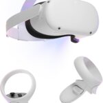 Oculus Quest 2 Advanced All-in-One Virtual Reality Gmaing VR Headset 128GB Set, White  Video Games