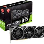 MSI Gaming GeForce RTX 3060 12GB 15 Gbps GDRR6 Boost Clock 1807 MHz 192-Bit HDMI/DP PCIe 4 Torx Triple Fan Ampere OC Graphics Card (RTX 3060 Ventus 3X 12G OC) : Electronics