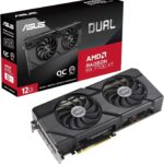 ASUS Dual Radeon™ RX 7700 XT O12G GDDR6X (PCIe 4.0, 12GB GDDR6X, HDMI 2.1, DisplayPort 2.1)  Electronics