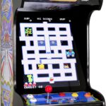 Doc and Pies Arcade Factory Classic Home Arcade Machine - Tabletop and Bartop - 412 Retro Games - Full Size LCD Screen, Buttons and Joystick (Black)  Video Games