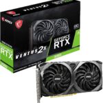 MSI GeForce RTX 3060 Ventus 2X 12G OC, Gaming Graphics Card - NVIDIA RTX 3060, 12GB GDDR6 Memory, 192-bit, 15 Gbps  Electronics