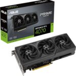 ASUS The SFF-Ready Prime GeForce RTX™ 4070 OC Edition 12GB GDDR6X Graphics Card (PCIe® 4.0, 12GB GDDR6X, DLSS 3, HDMI 2.1a, DisplayPort™ 1.4a)  Electronics