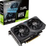 ASUS Dual NVIDIA GeForce RTX 3050 OC Edition Gaming Graphics Card - PCIe 4.0, 8GB GDDR6 Memory, HDMI 2.1, DisplayPort 1.4a, 2-Slot, Axial-tech Fan Design, 0dB Technology, Steel Bracket  Electronics