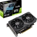 ASUS Dual NVIDIA GeForce RTX 3060 V2 OC Edition 12GB GDDR6 Gaming Graphics Card (PCIe 4.0, 12GB GDDR6 Memory, HDMI 2.1, DisplayPort 1.4a, 2-Slot, Axial-tech Fan Design, 0dB Technology)  Electronics